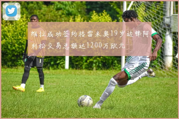 维拉成功签约格雷米奥19岁边锋阿利松交易总额达1200万欧元